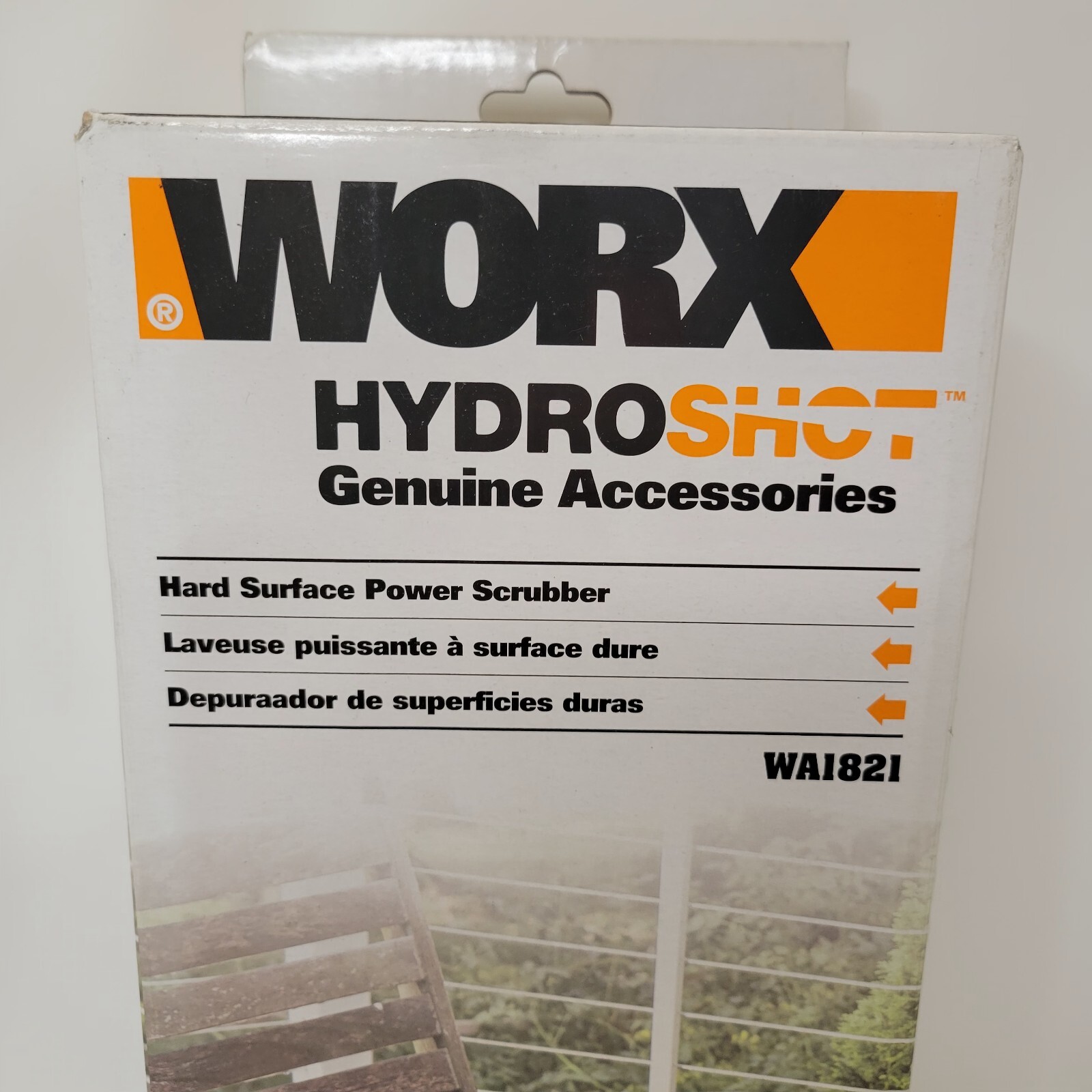 Worx Hydroshot Adjustable Outdoor Power Scrubber, Quick Snap Connection (WA1821)