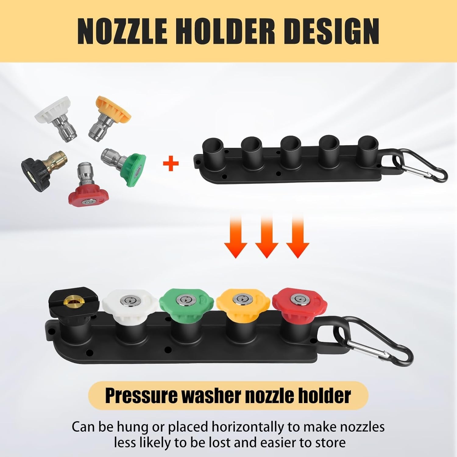 Pressure Washer Spray Gun, for Ryobi with Jet Wand Black