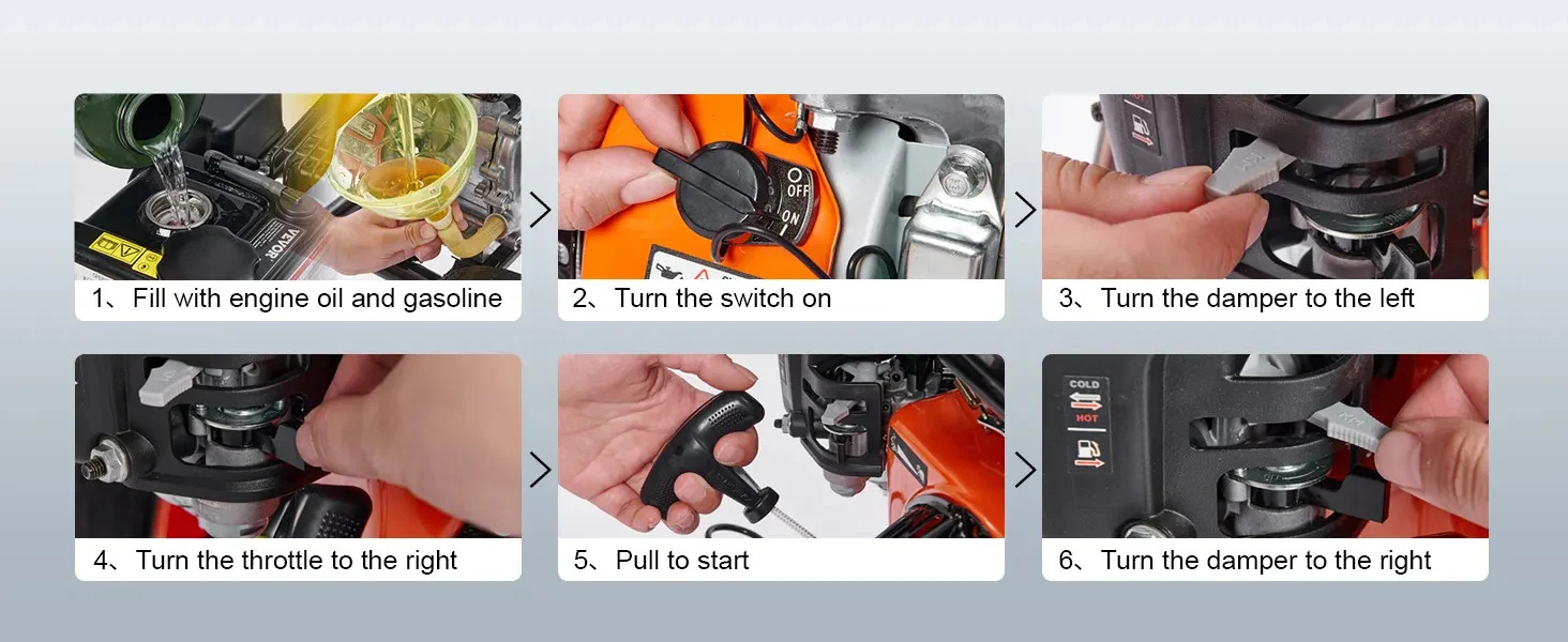 SIHAO Gas Pressure Washer With Aluminum Pump Spray Gun And Extension Wand US