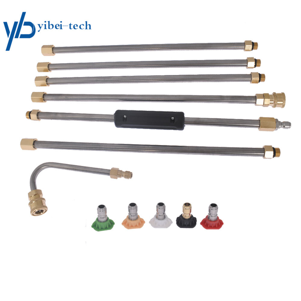 4000PSI High Pressure Washer Extension Wand Replace Lance Gutter Cleaner Nozzle