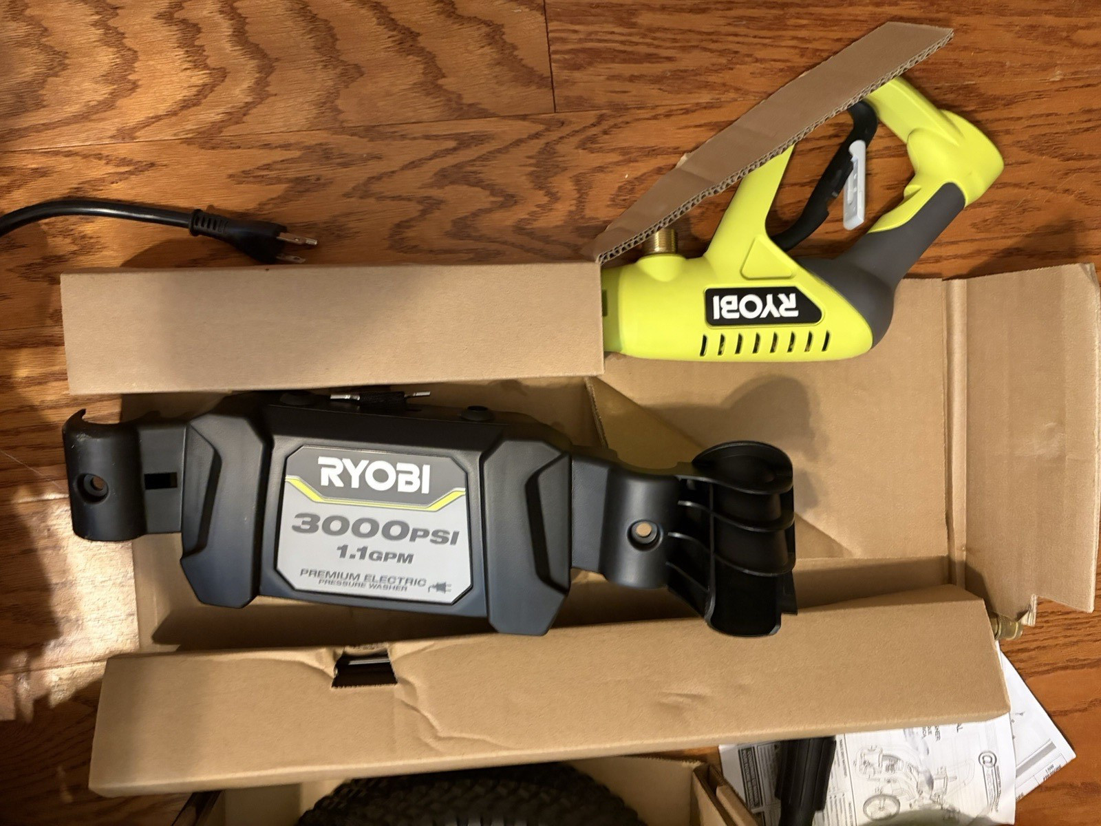 RYOBI 3000 PSI 1.1 GPM Cold Water Electric Pressure Washer RY143011