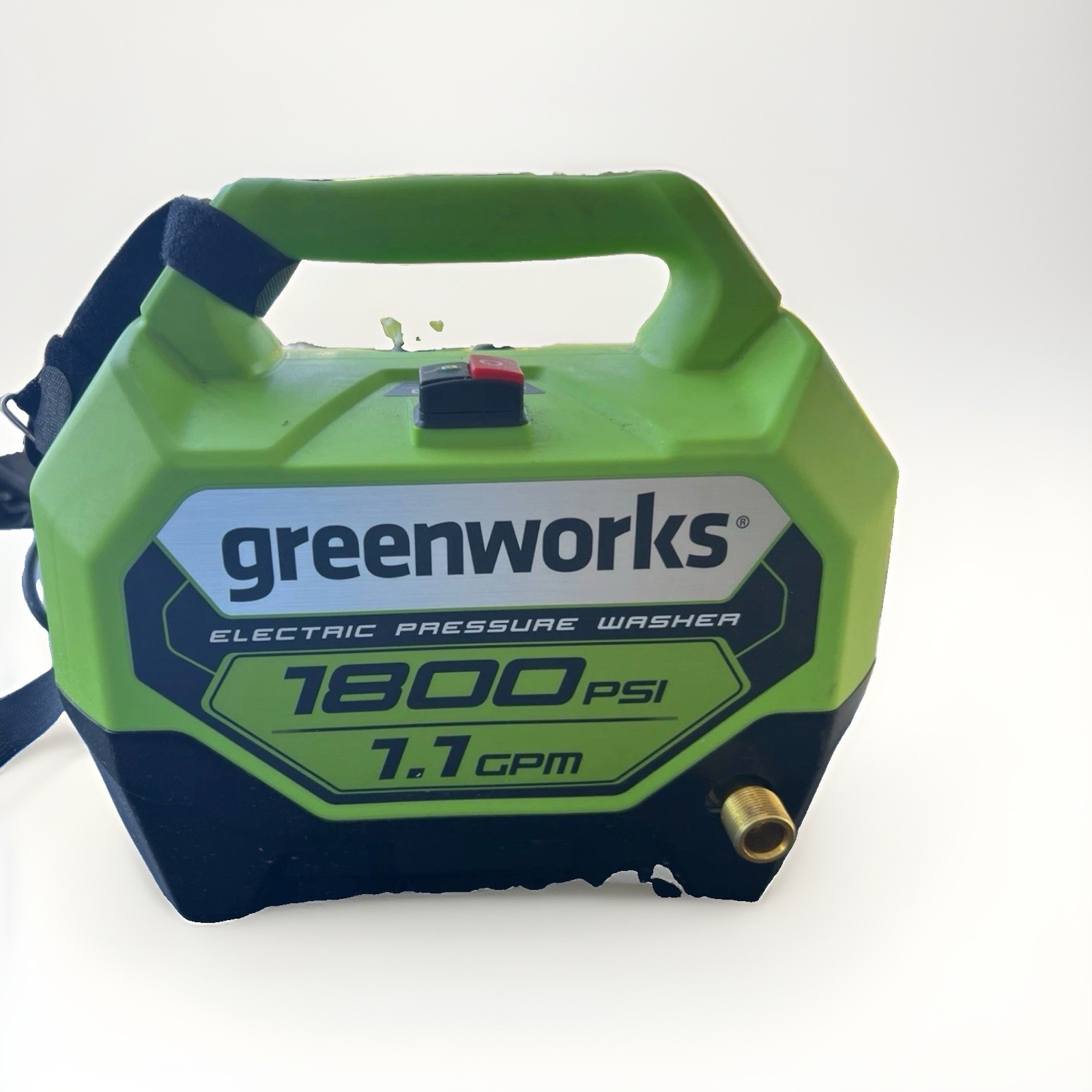 GreenWorks GPW1804CK 1800 psi Cold Water Pressure Washer Open Box