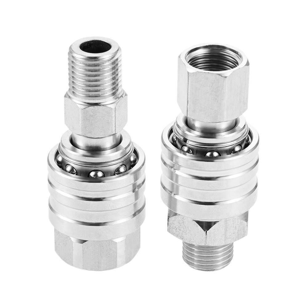 4Set NPT 1/4 Inch Quick Connect Pressure Washer Fittings Quick Connect Kit