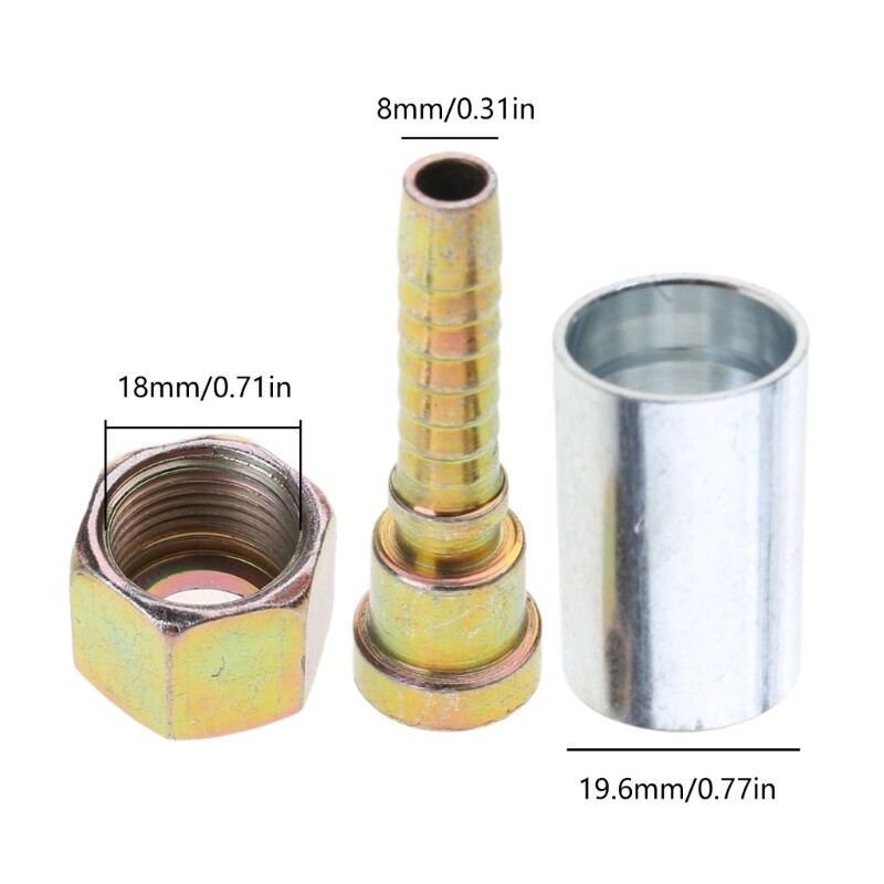 High Pressure Hose Mount Connector Water Hose Pipe Fitting TwistConnector set