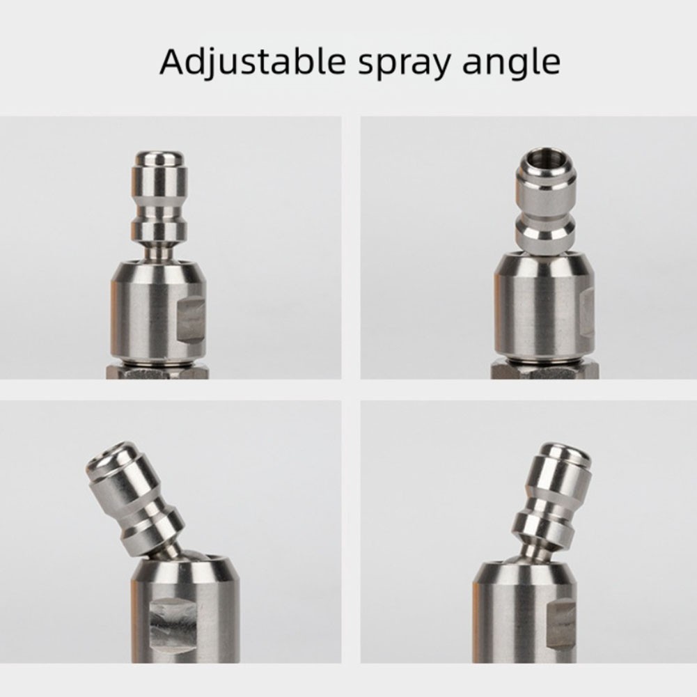 360 Degree Rotation Stainless Steel 14 Quick Coupling for High Pressure Systems