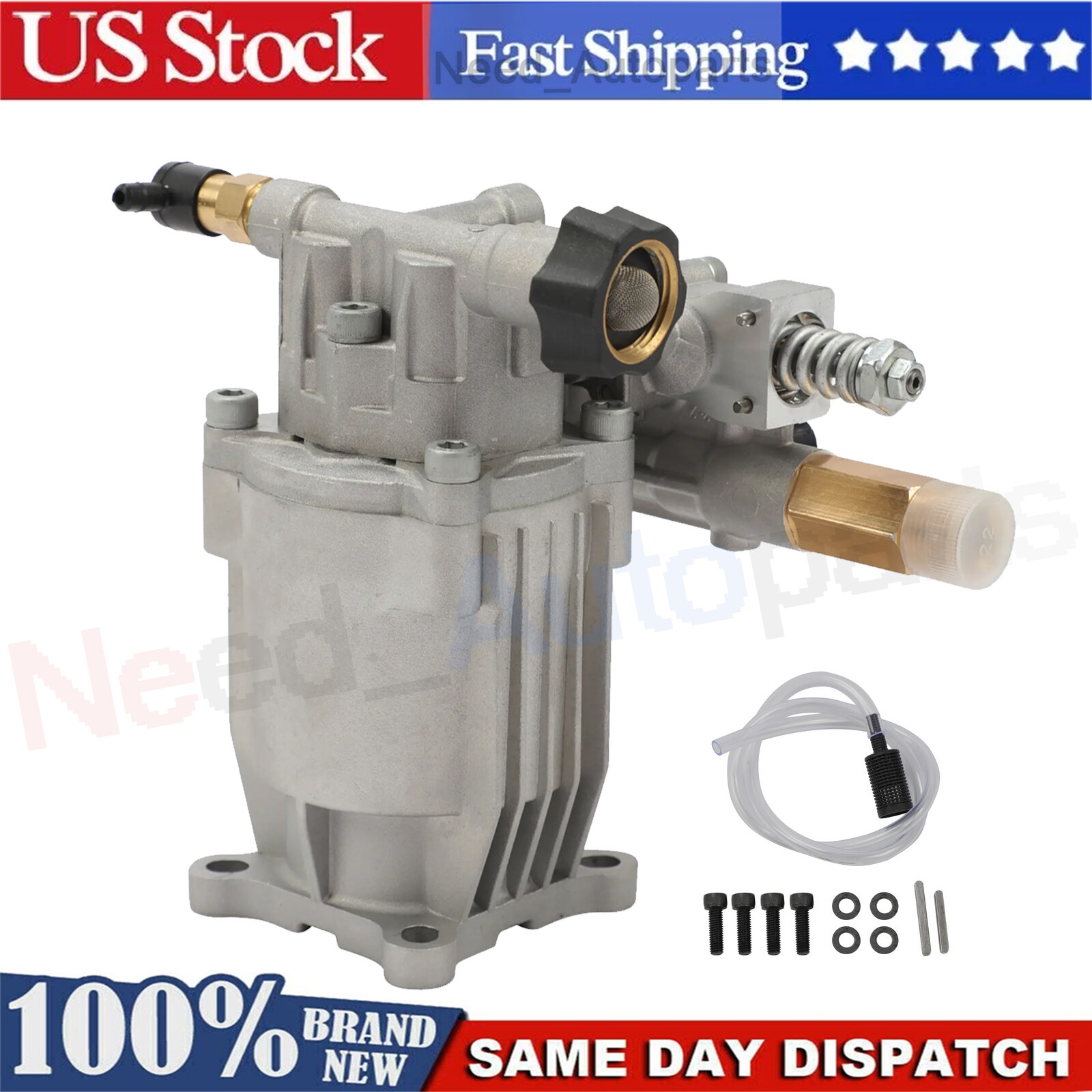 For Simpson 90028 Axial Cam Pump Kit, 3300 Psi, 2.4 Gpm, 8.6Cah12a