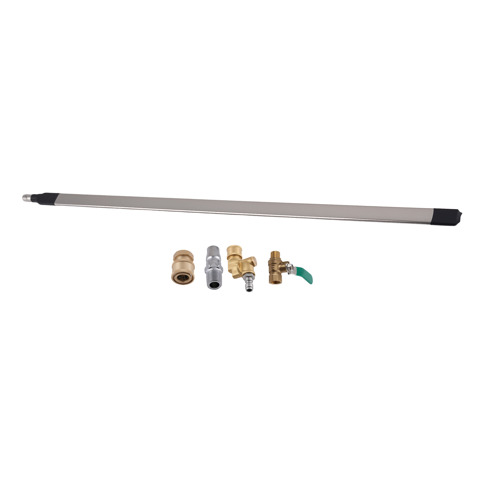 24″ Radiator Cleaning Wand Flush Tool Stainless Steel High Pressure 25° Nozzle