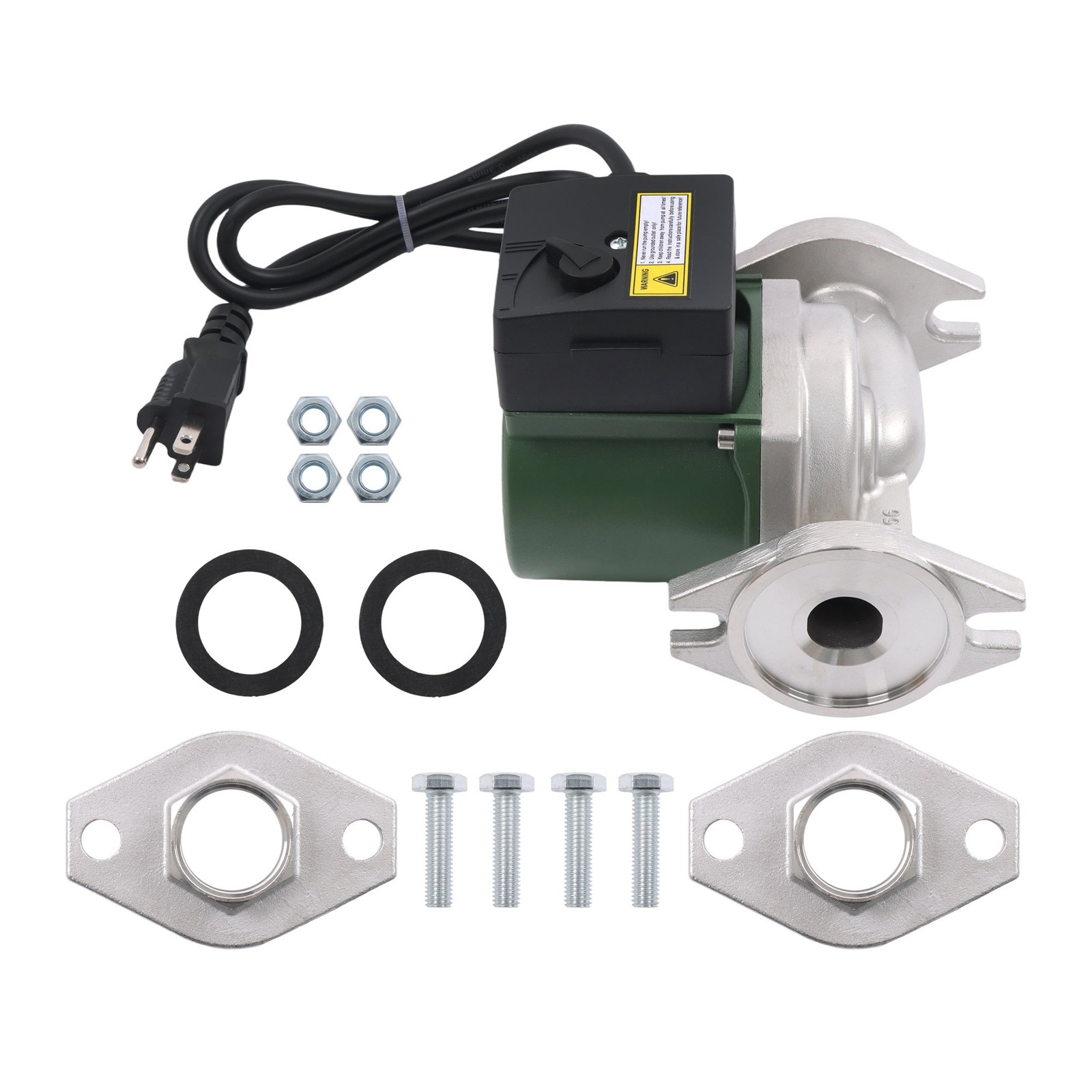 1/8 HP 115V 10 GPM 150 PSI, 009-SF5 Flanged High Velocity Water Circulating Pump