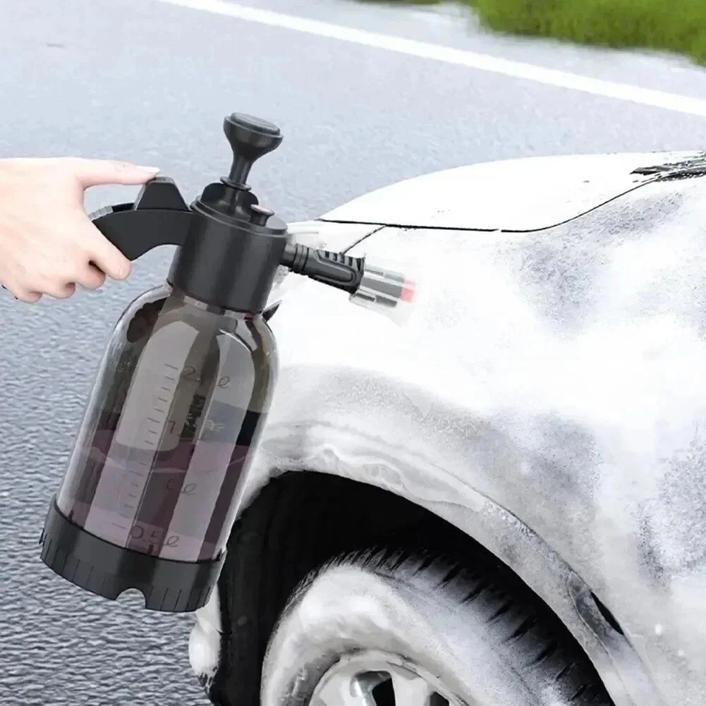 2L Hand Pump Foam Sprayer Pneumatic Washer Foam Snow Foam High Pressure Car Wash