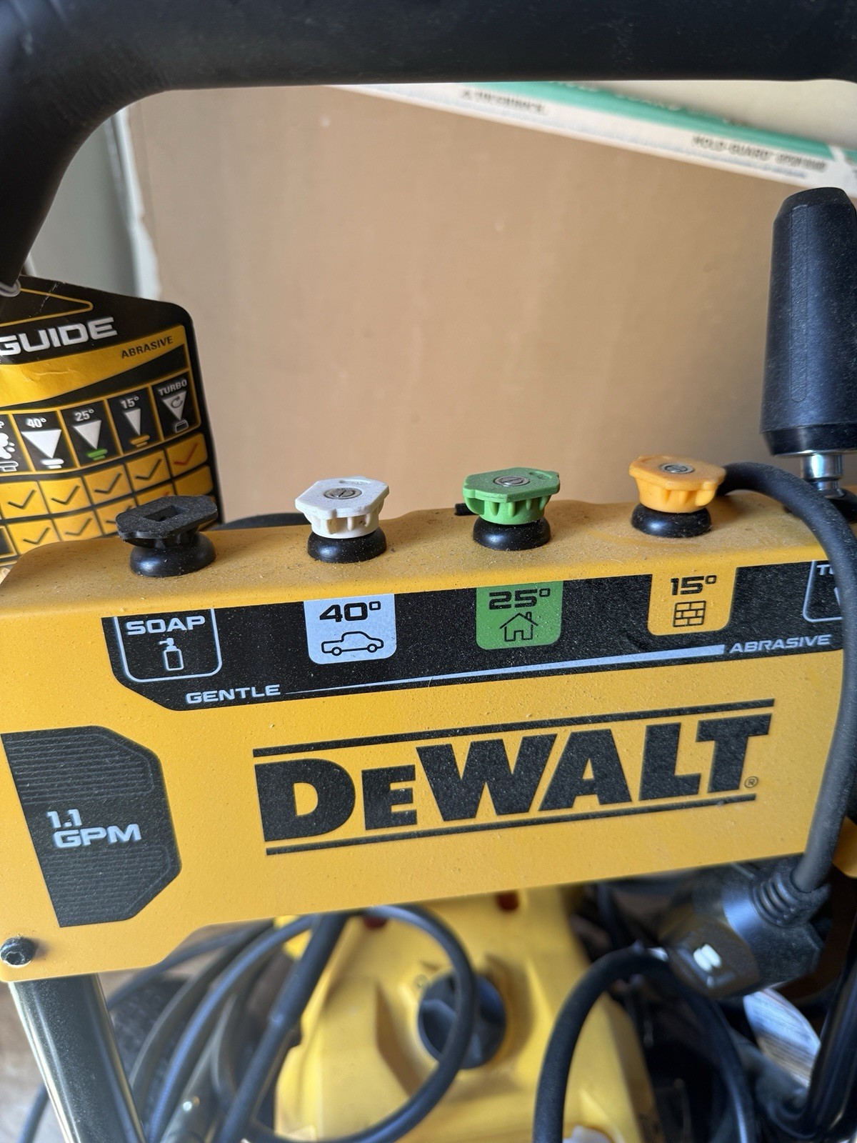 DEWALT 2400 PSI 1.1 GPM Corded Electric Cold Water Washer w/ Wand Tips