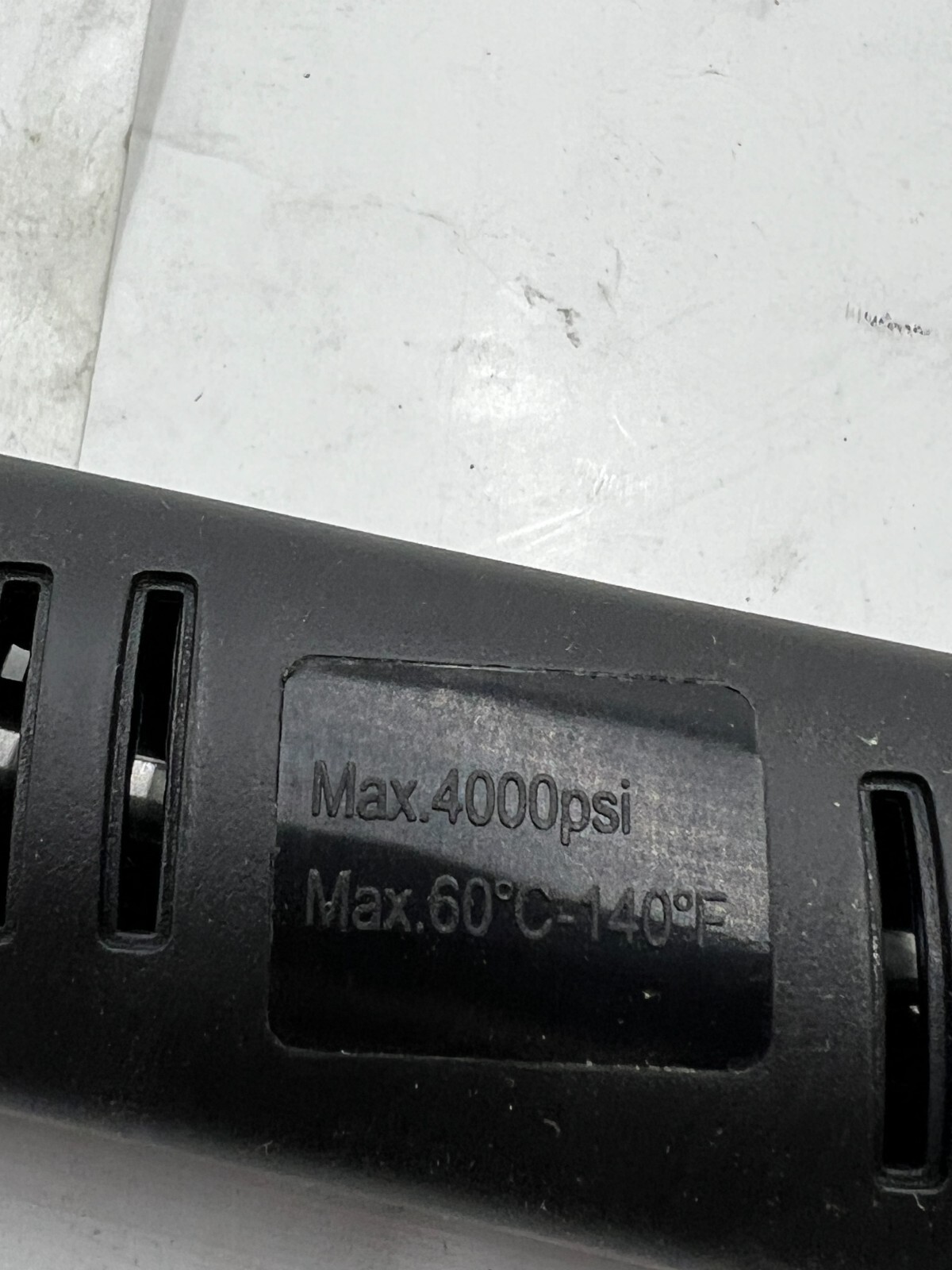 Pressure Washer Jet Pipe 4000PSI 60ºC-140ºF Max 13-1/2″ Length 3/4″ Wide