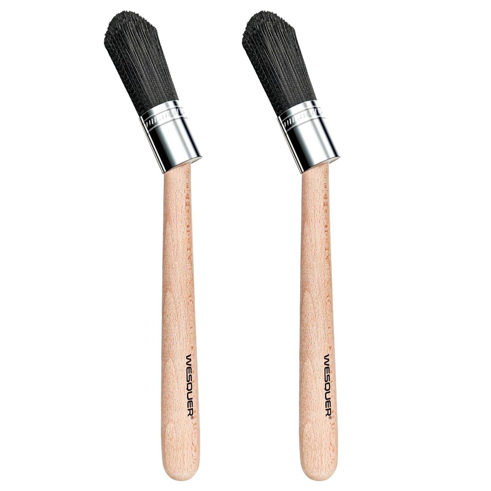 Wesquer Parts Cleaning Brush Home and Auto Use Cleaner Balck-wt2pcs