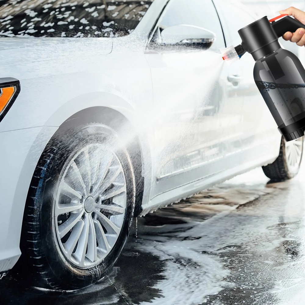 2L Electric Foam Spray Bottle Automatic Rechargeable Sprayer Cordless Car Wash