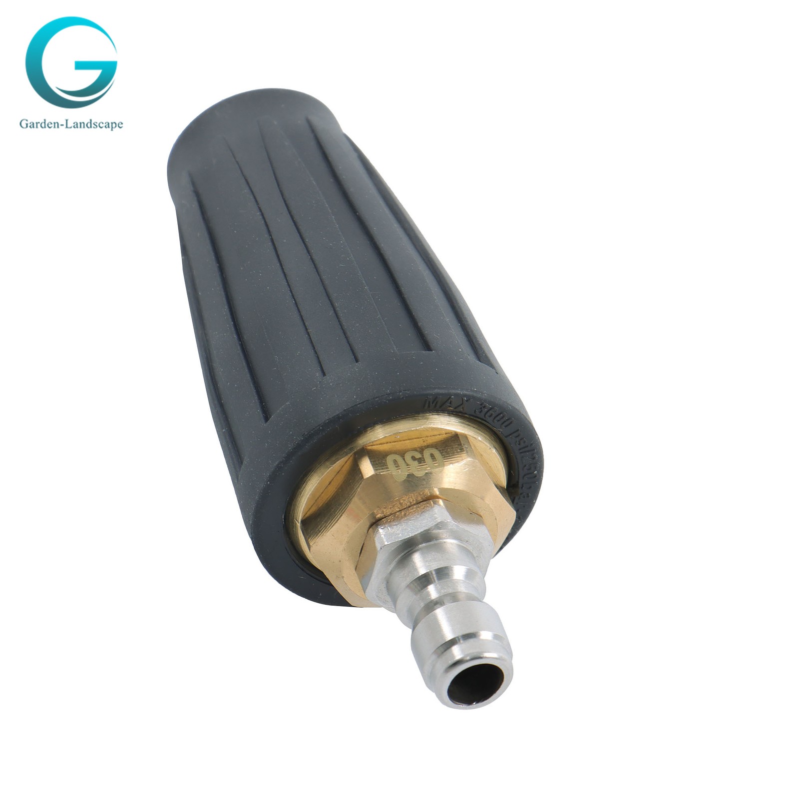 3600 Psi 1/4 Inch Rotating Turbine Nozzle Set High Pressure With 5 Spray Nozzles