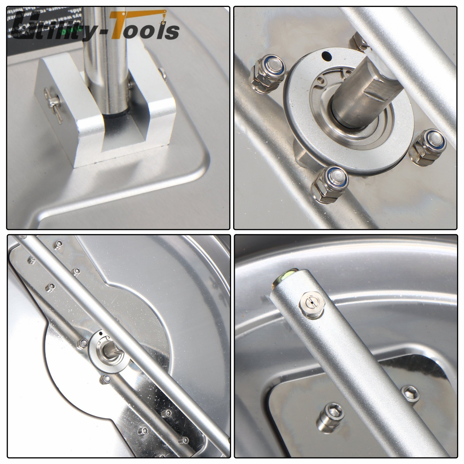 20 Inch Pressure Washer Surface Cleaner Dual Handles 6000PSI Stainless Steel