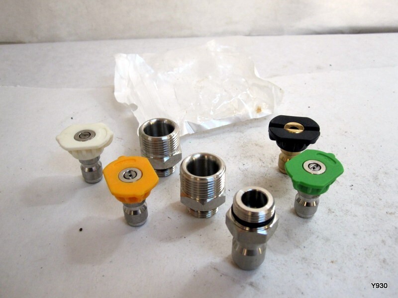 1/4″ Stainless Steel Quick Connect Spray Nozzle 7 Piece Kit