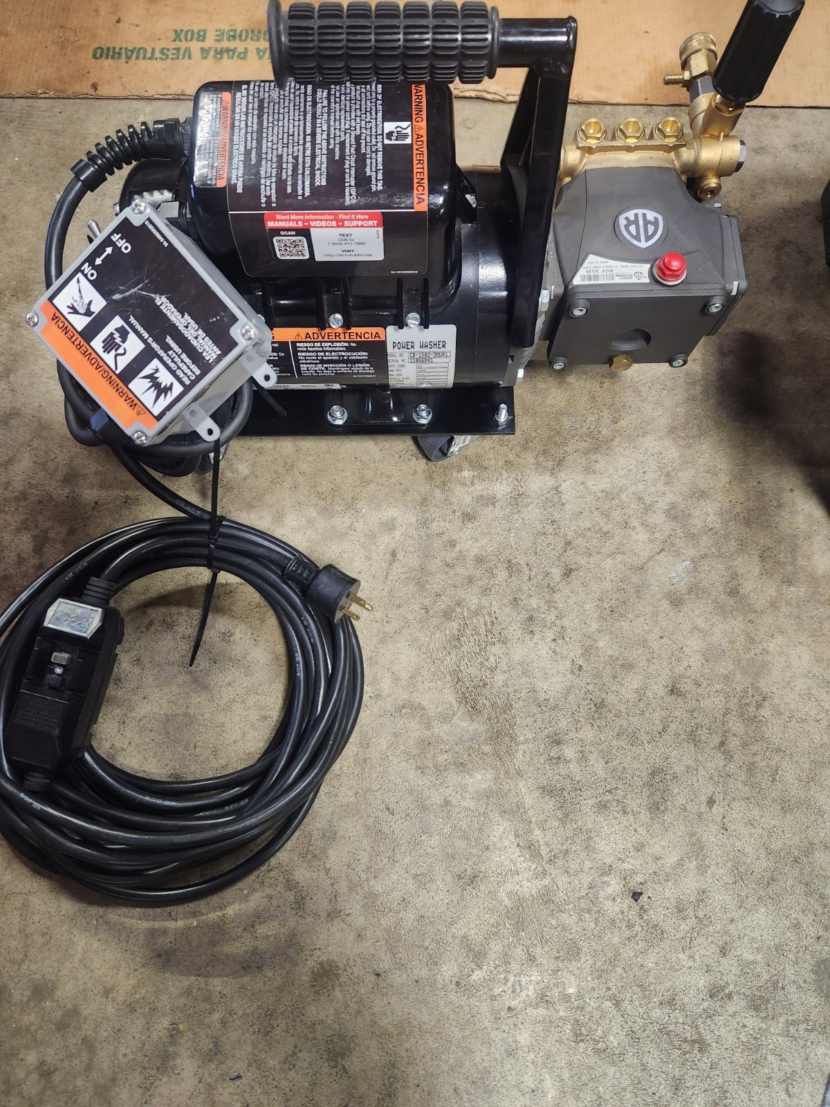 Mi-T-M 1500 PSI Corded Electric Cold Water Washer Quick Connect