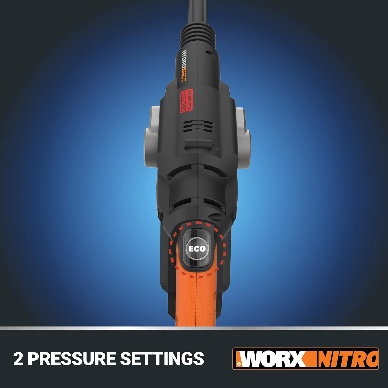 Worx Nitro Hydroshot 20V Cordless Pressure Washer – Lightweight & Portable