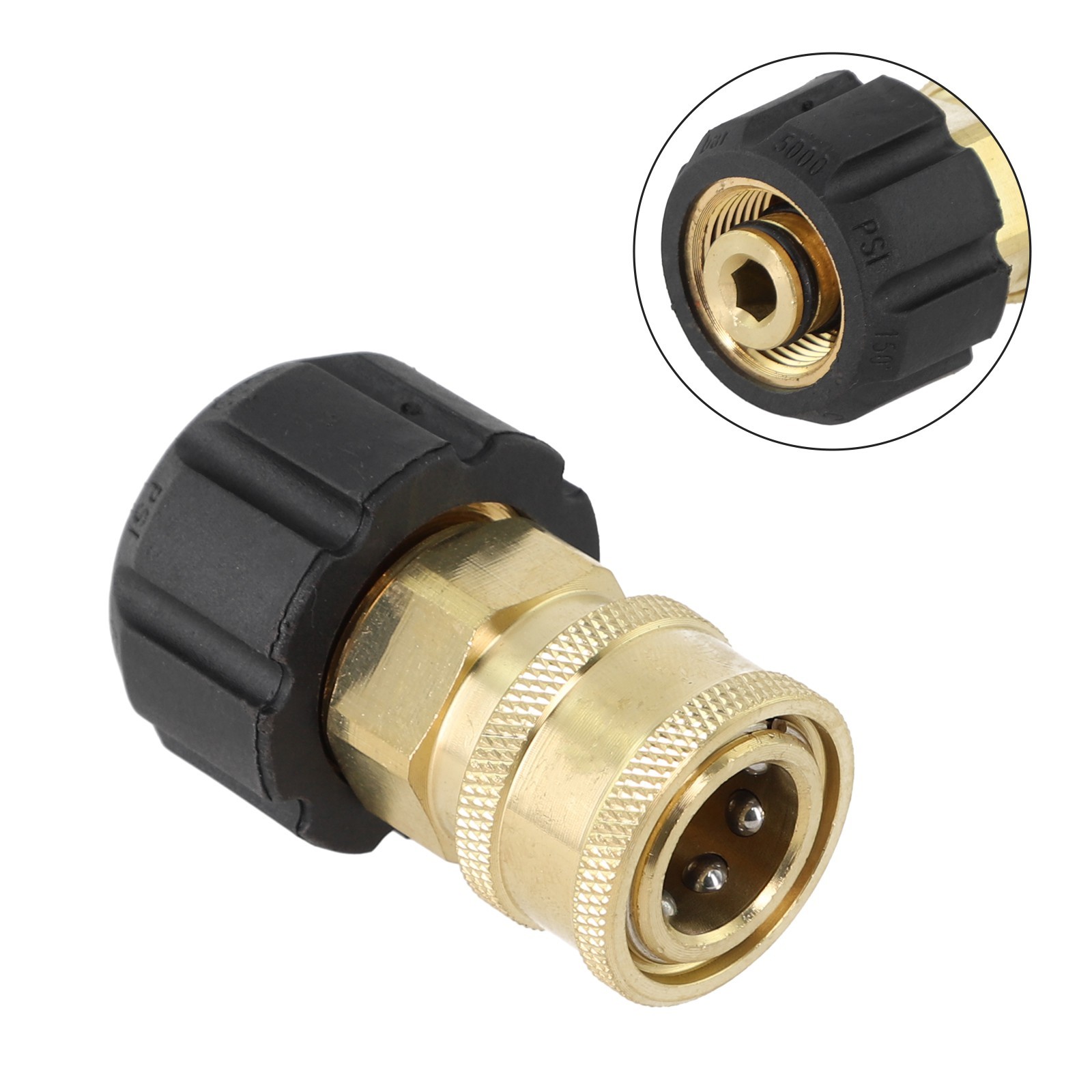 1/4 3/8 QD Quick Connect Female To M22 14/15 Female Adapter For Pressure Washer