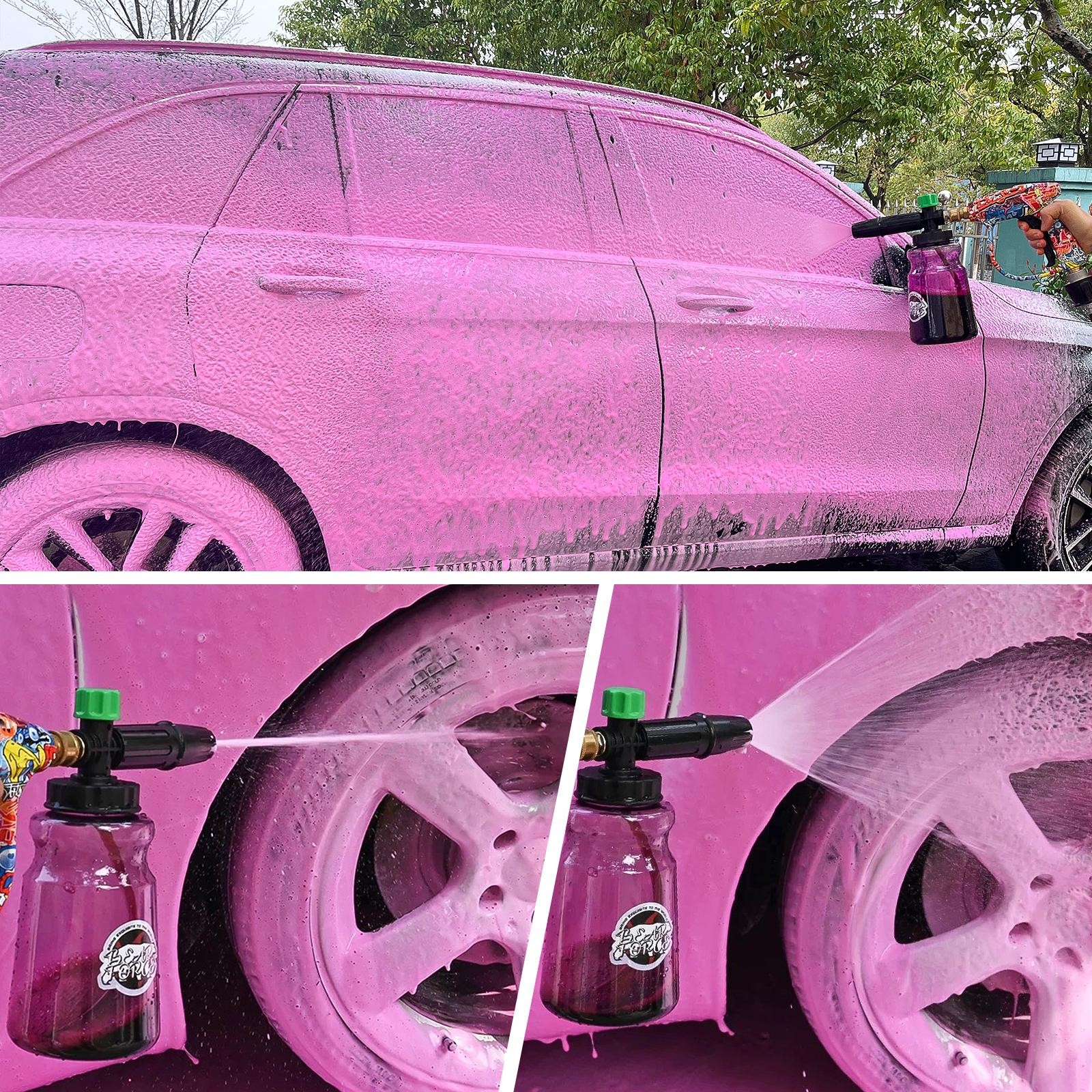Car Wash Snow Foam Lance Nozzle Cannon Generator High Pressure Washer Tool
