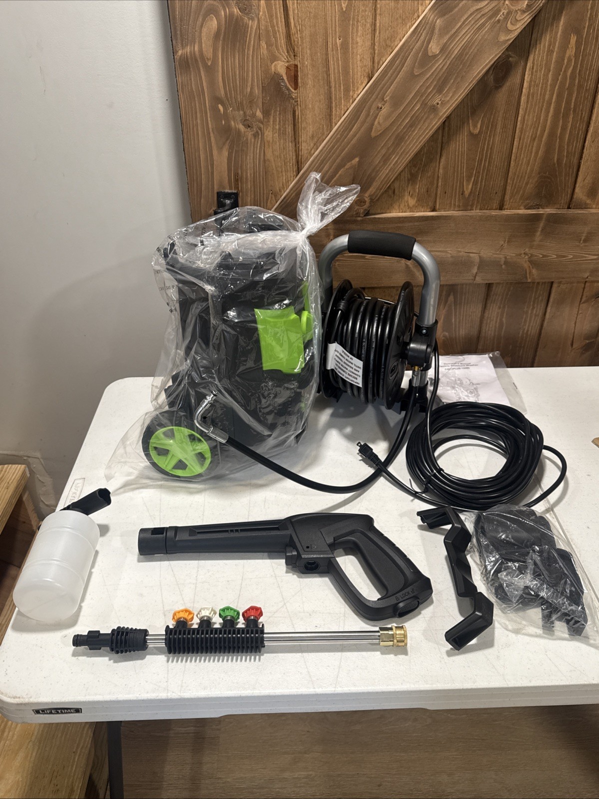 5000PSI Pressure Washer – Touch Screen Power Washer w/ Foam Cannon, 4 Nozzles