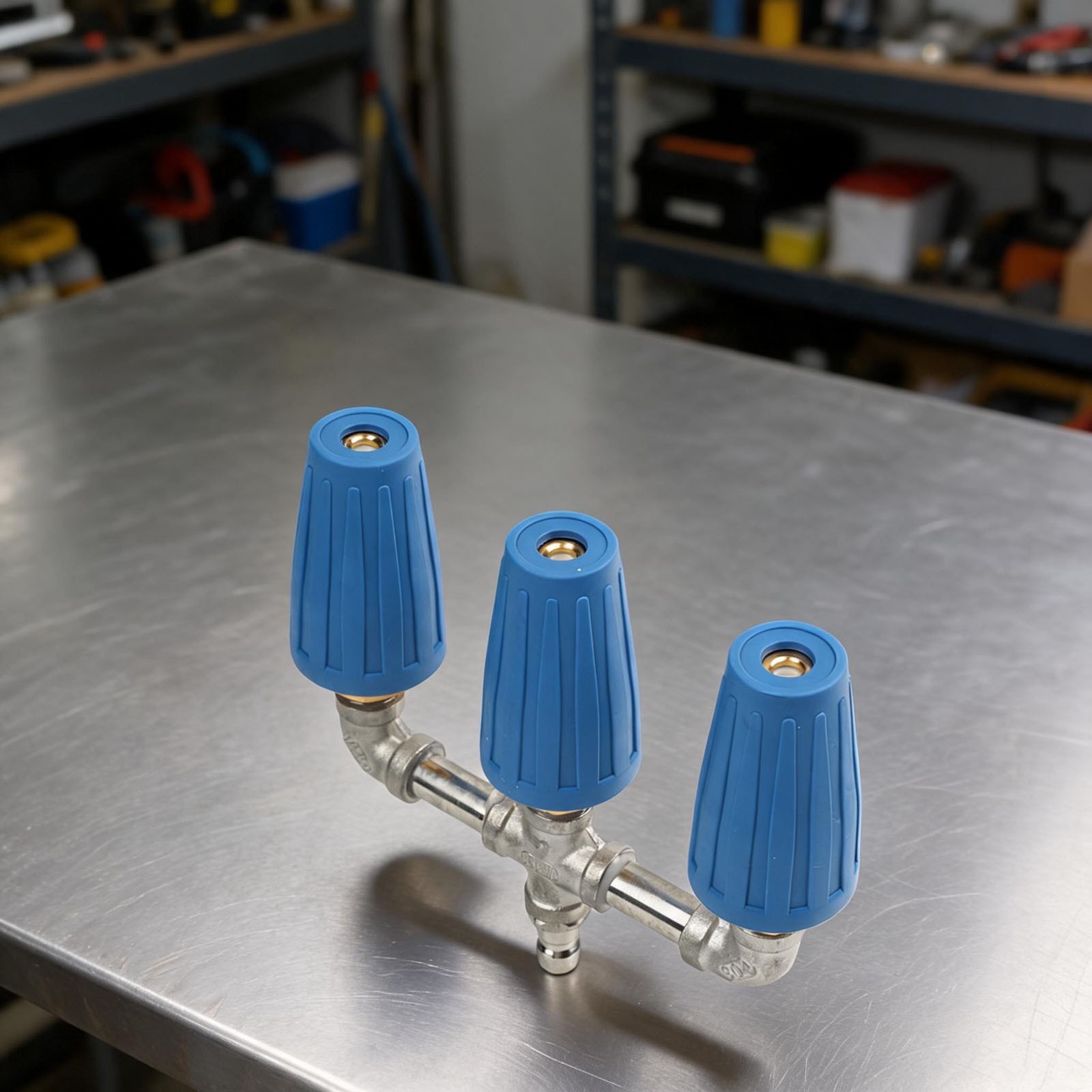 Blue Triple Turbo Nozzle Compatible with Most Pressure Washers – 1 Piece