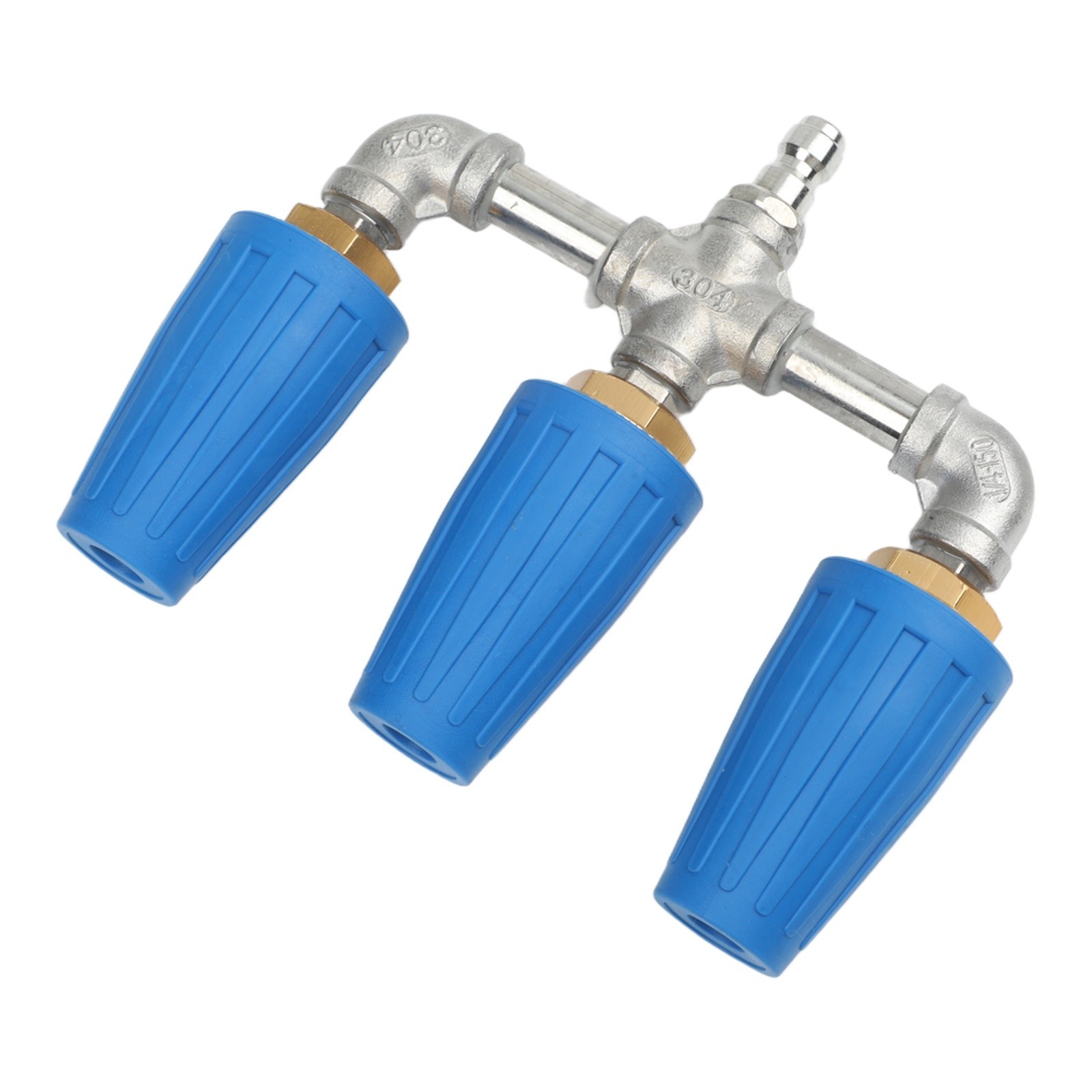 Blue Triple Turbo Nozzle Compatible with Most Pressure Washers – 1 Piece