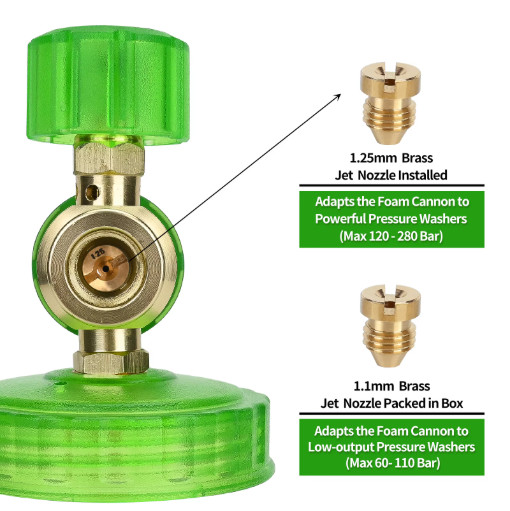 Pressure Washer Foam Cannon Snow Foam Lance 1/4 Quick Connect