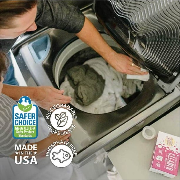 Lemi Shine Washing Machine Cleaner, Removes Build-up and Deodorizes, 4 ct.