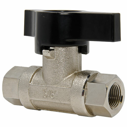 General Pump 3/8″ Chrome Plated Steel Ball Valve 5000 psi Easy Turn Valve