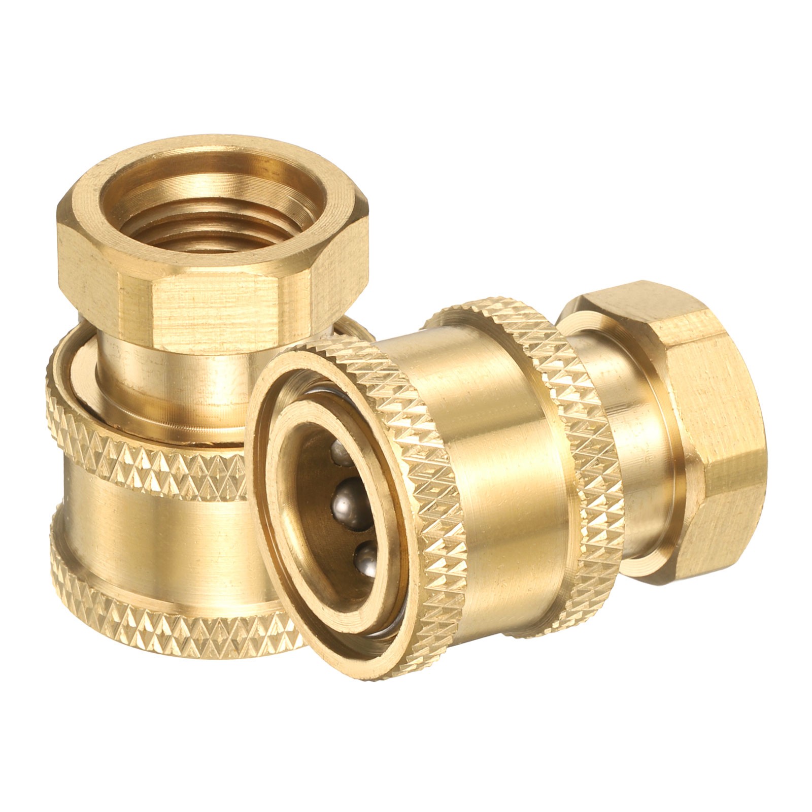2 Pcs 1/4″ Female to M14 Male Pressure Washer Adapter QUICK CONNECT Fittings