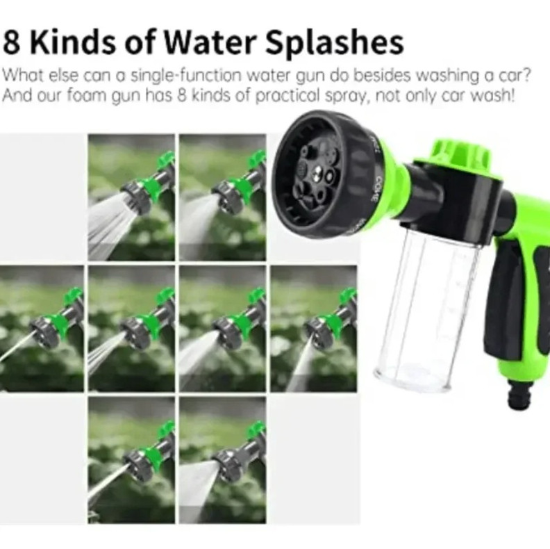 1pc Portable High Pressure Foam Lance Car Washer Sprayer with 3 Nozzles – NEW