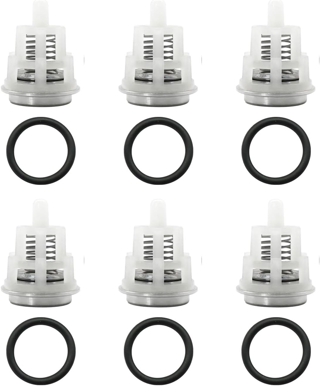 6 PCS Pressure Washer Pump Check Valve Kit for EZ TC TP TX Replaces Kit 123