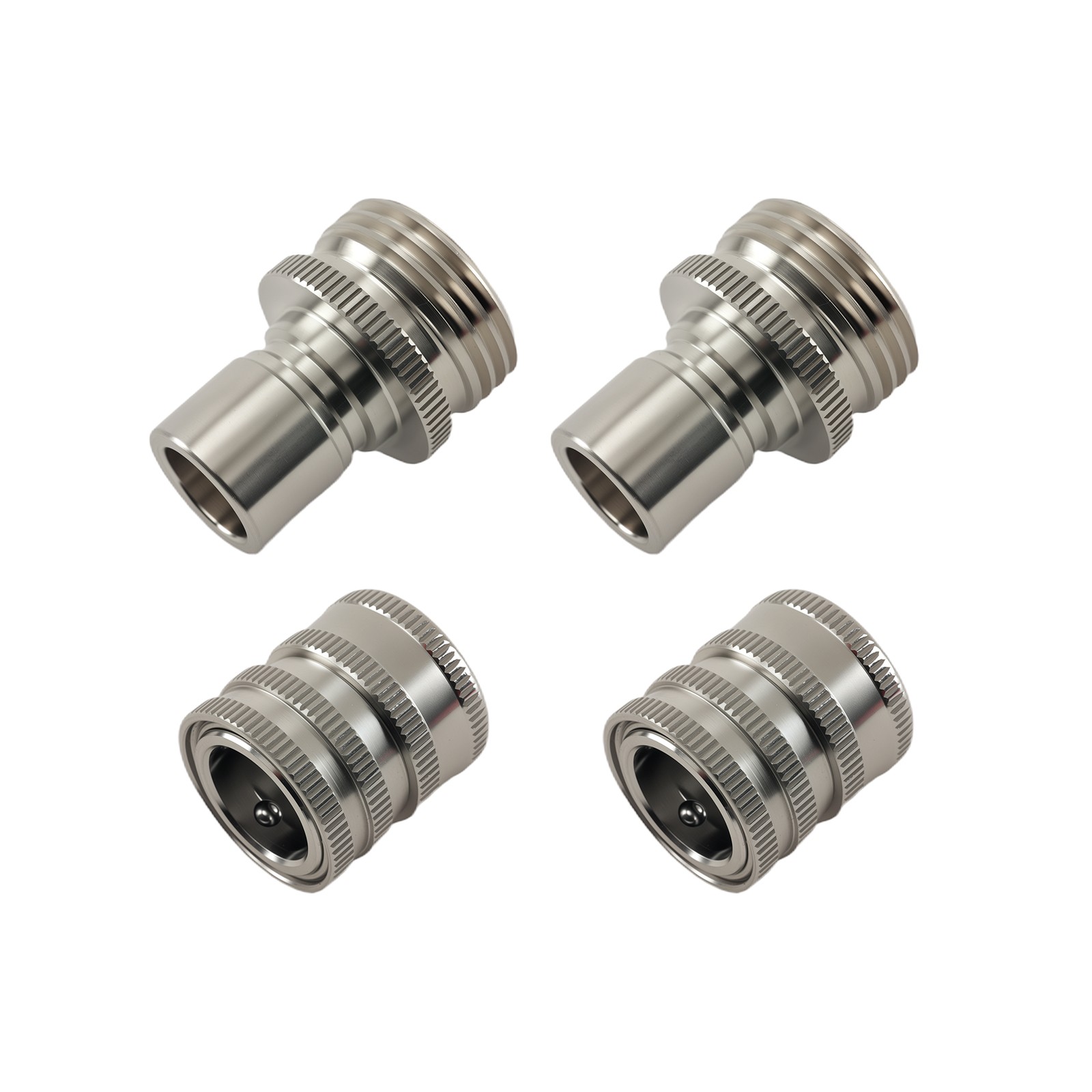 Garden Hose to Pressure Washer Quick Connect Adapter 3/4″ Stainless 4Pcs Kit