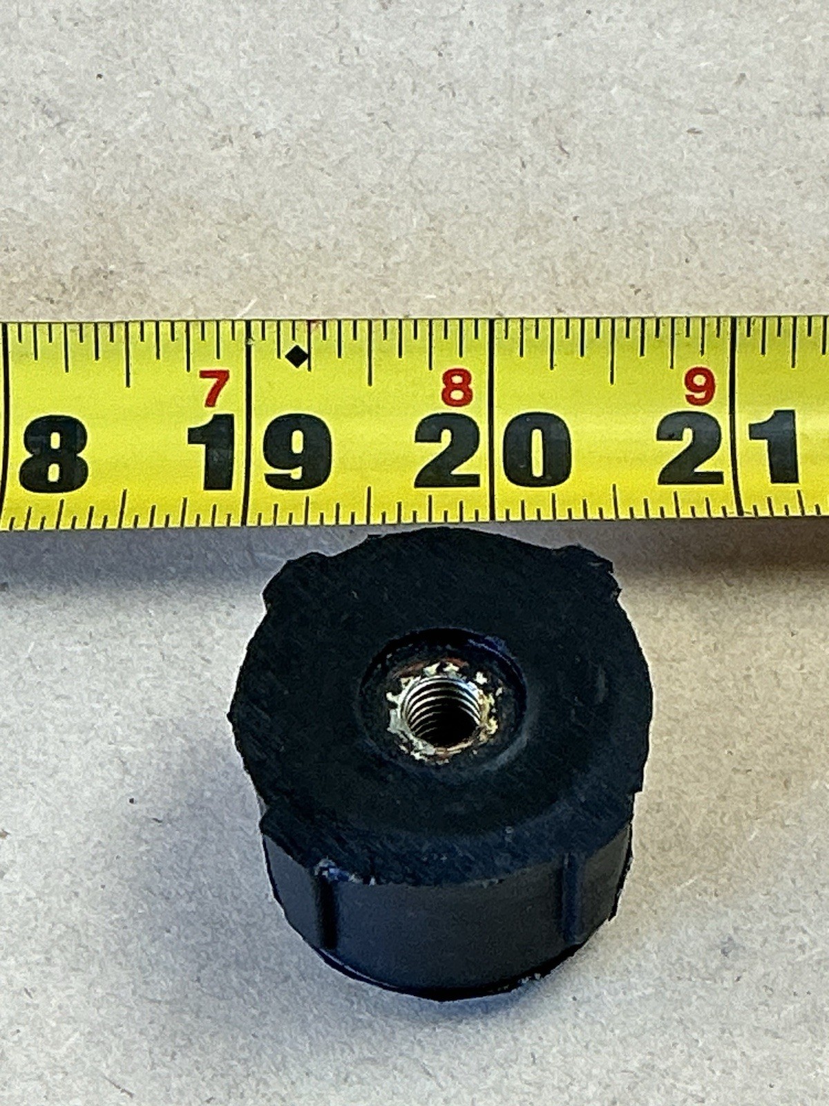 Set OF (2) Rubber Feet Bumpers Snubbers 5/16-18 Female For Karcher