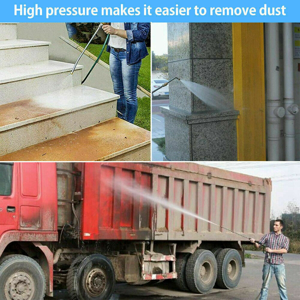 High Pressure Washer Extension Wand Replace Lance Gutter Cleaner Nozzles 4000PSI