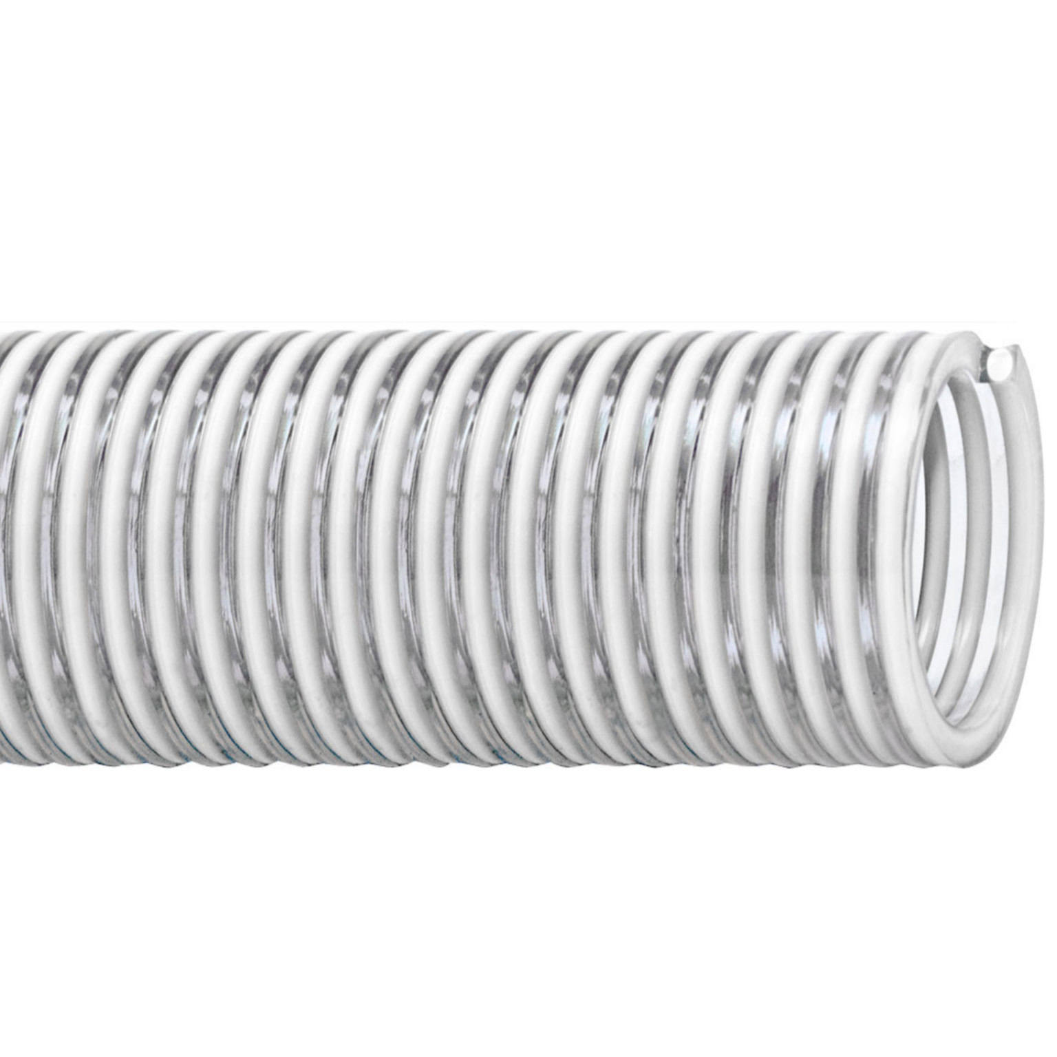 Continental PVC Suction Hose, 1″ x 100′, Clear/White