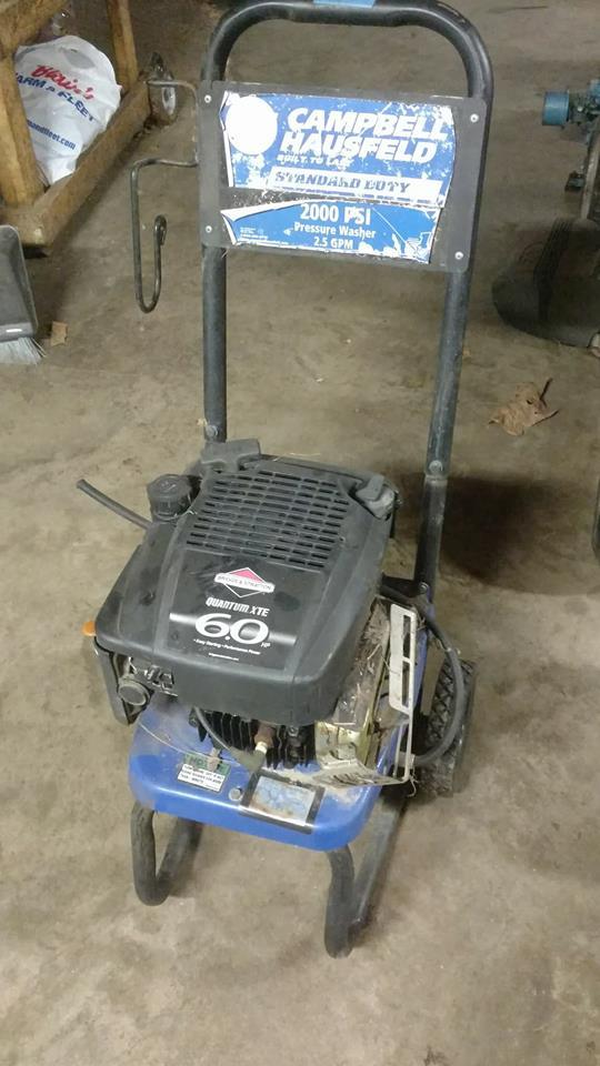 Campbell Hausfeld 2000PSI briggs and stratton quantum XTE exhaust SP9296