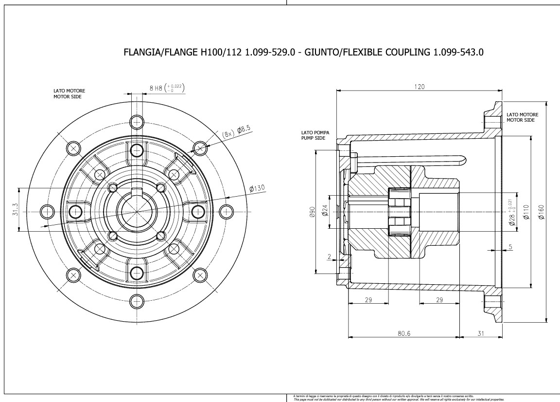 Hawk Flange 1.099-529.0