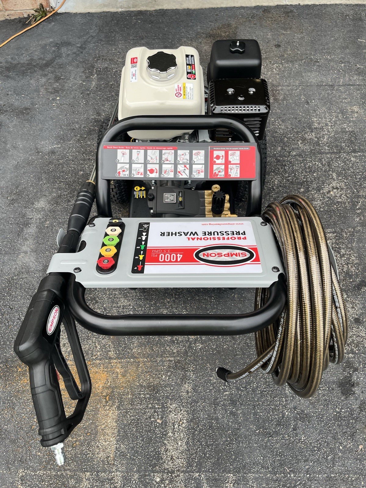 Simpson 4,000 PSI 3.5 GPM Professional Pressure Washer