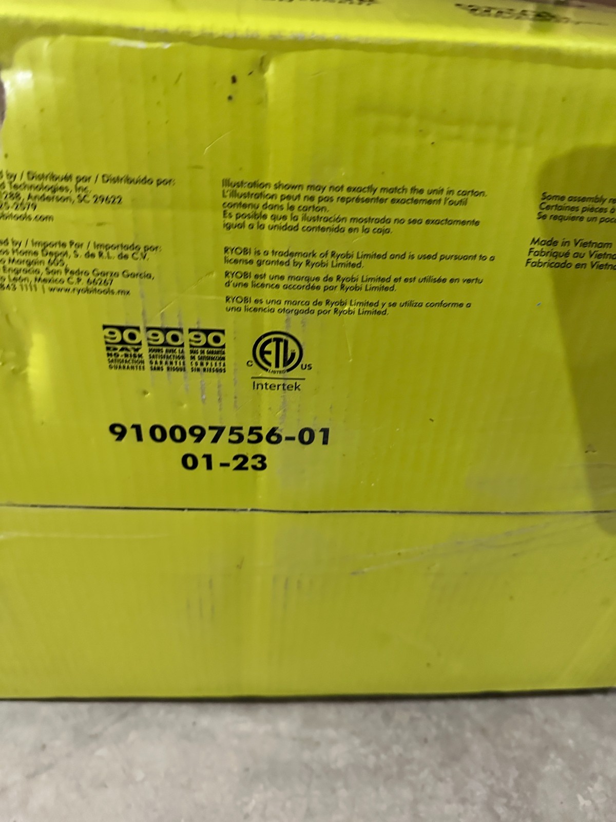 *NEW* RYOBI RY143011VNM 3000 psi Brushless Elecric Pressure Washer w/ Soap Tank