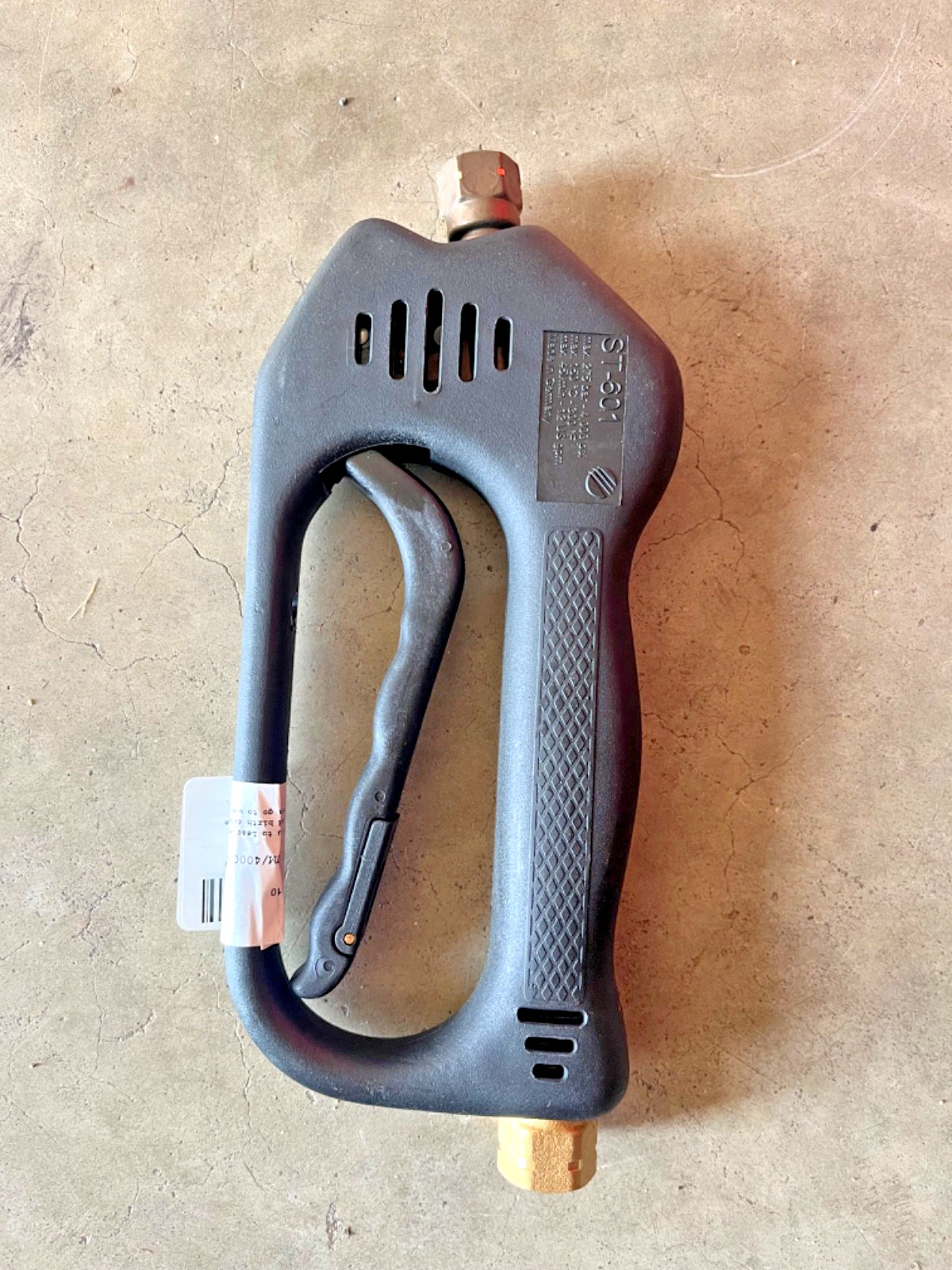 Linear Pressure Washer Straight Handle Trigger Gun 4000 PSI 3/8 Inlet 1/4 Outlet