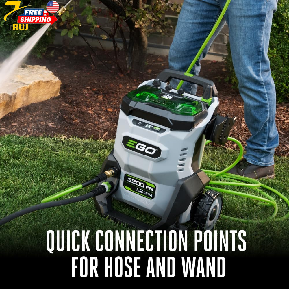 Electric Pressure Washer 3200 PSI Power Washer Battery&Charger Not Included HPW3