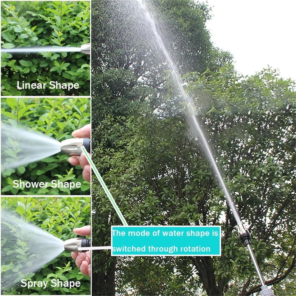 High-Power Aquoxis Pressure Washer: 360° Nozzle with Foam Pot & Metal Connection