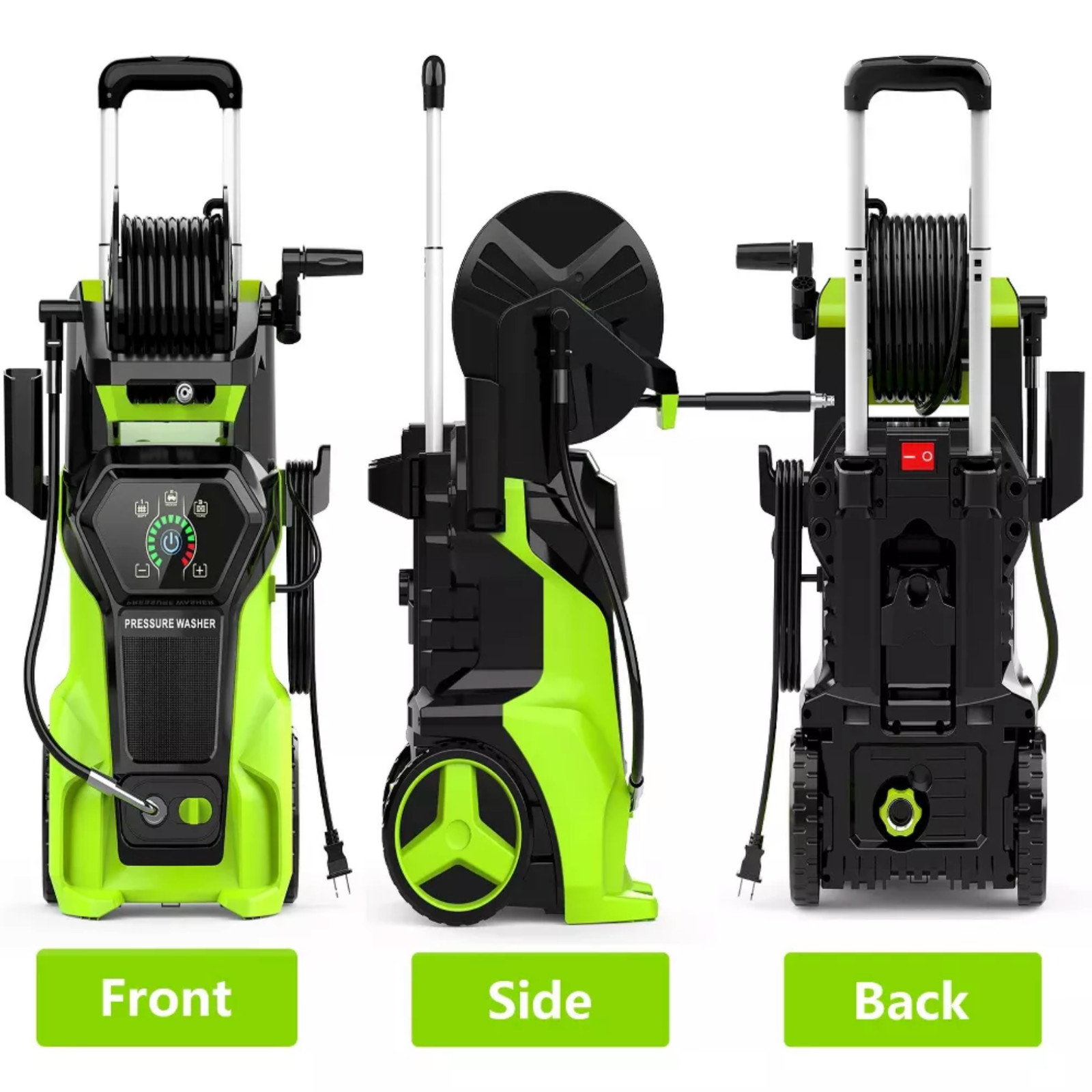NEW 3800 PSI Electric Pressure Washer 1800W 2.8 GPM Touch Screen NIB