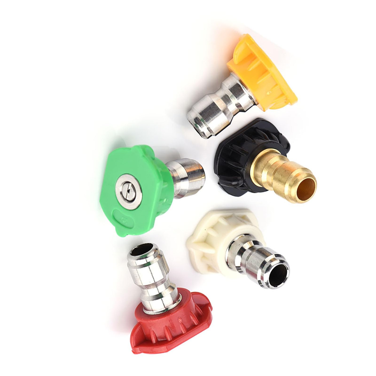 5pcs Pressure Washer Nozzle Set,0° to 60° Quick Connect Stainless Steel Tips …
