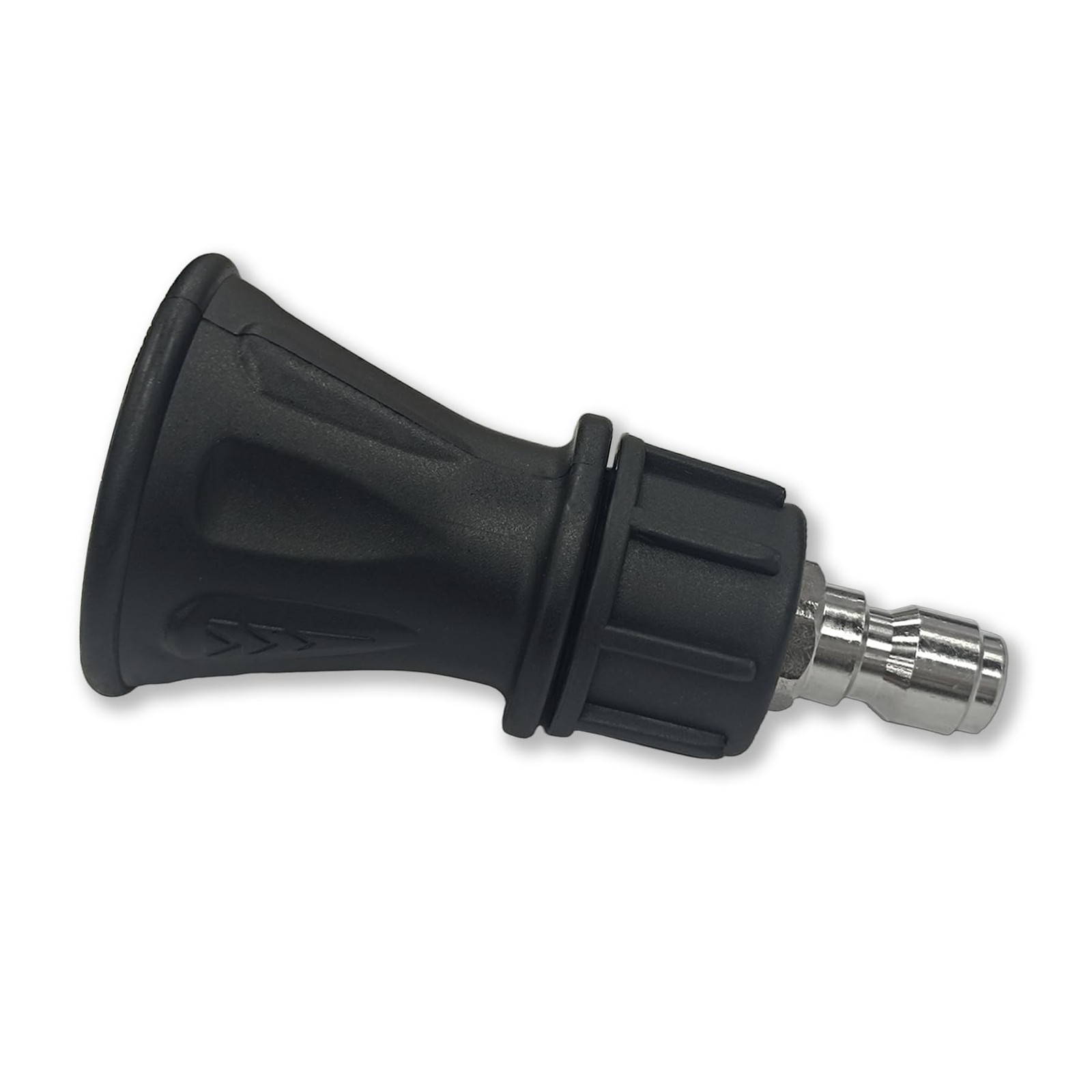 1 PC 40-Degree Pressure Washer Nozzle Tip with Guard 4.0 Orifice 1/4″ QC