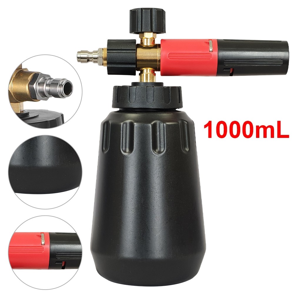 Foam Cannon up to 4000 PSI, Pressure Washer Foam Cannon with 1/4” Quick Connect