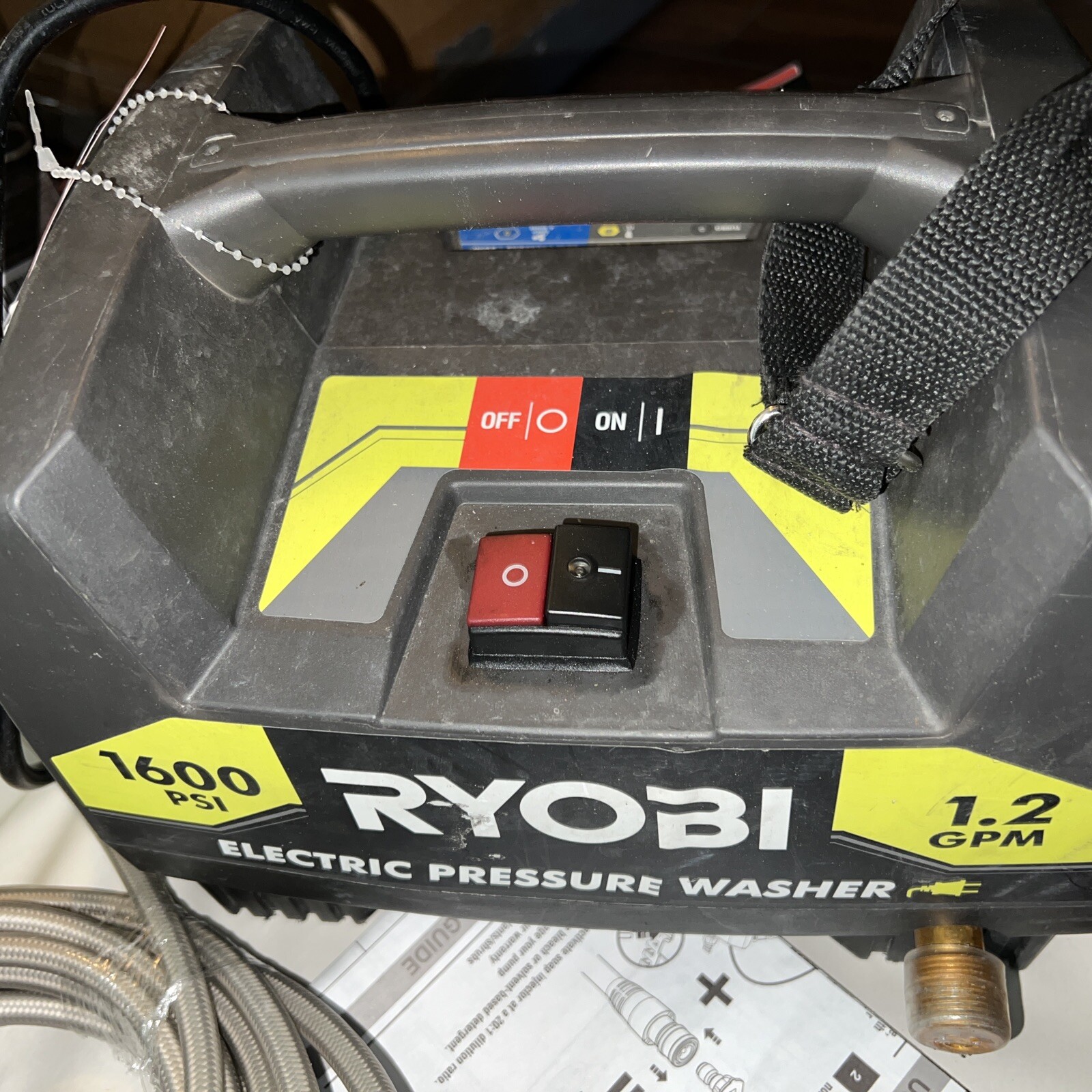 Ryobi 1600 PSI Electric Pressure Washer Portable RY141612VNM (OB)
