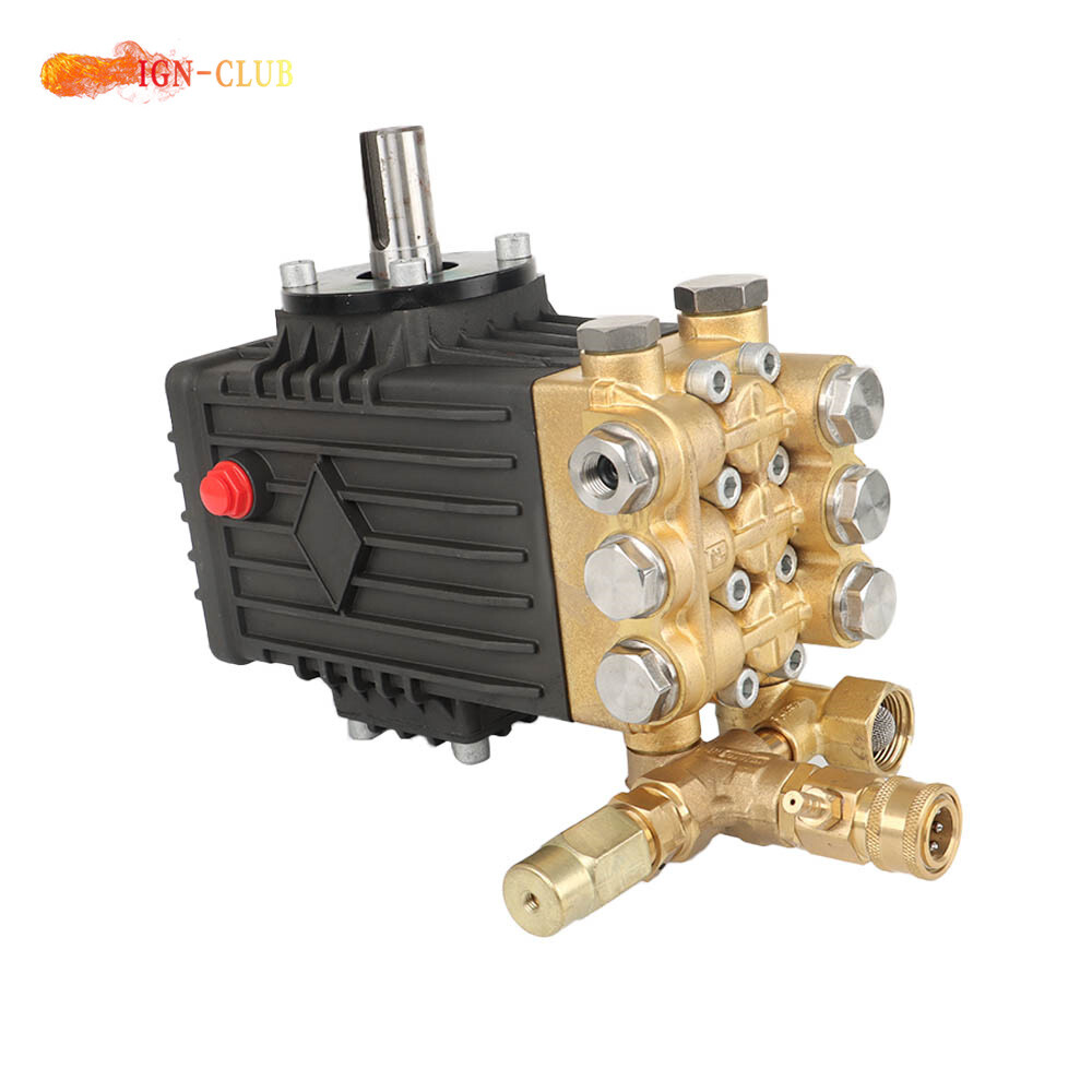 Pressure Power Washer Pump 24mm Solid Shaft 3600 PSI 4.9GPM Belt Drive